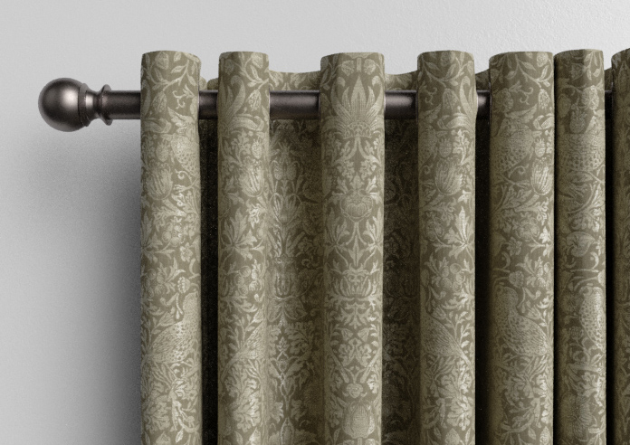 William Morris Strawberry Thief, Woven Sage - Made to Measure Curtains - Image 12